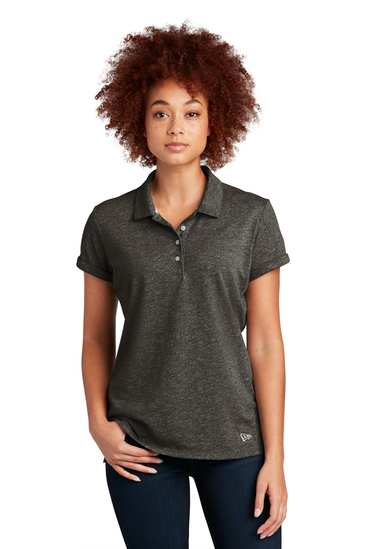 New Era   Women's Slub Twist Polo LNEA301