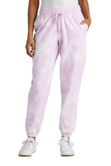 Port & Company  Women's Beach Wash  Cloud Tie-Dye Sweatpant LPC140P