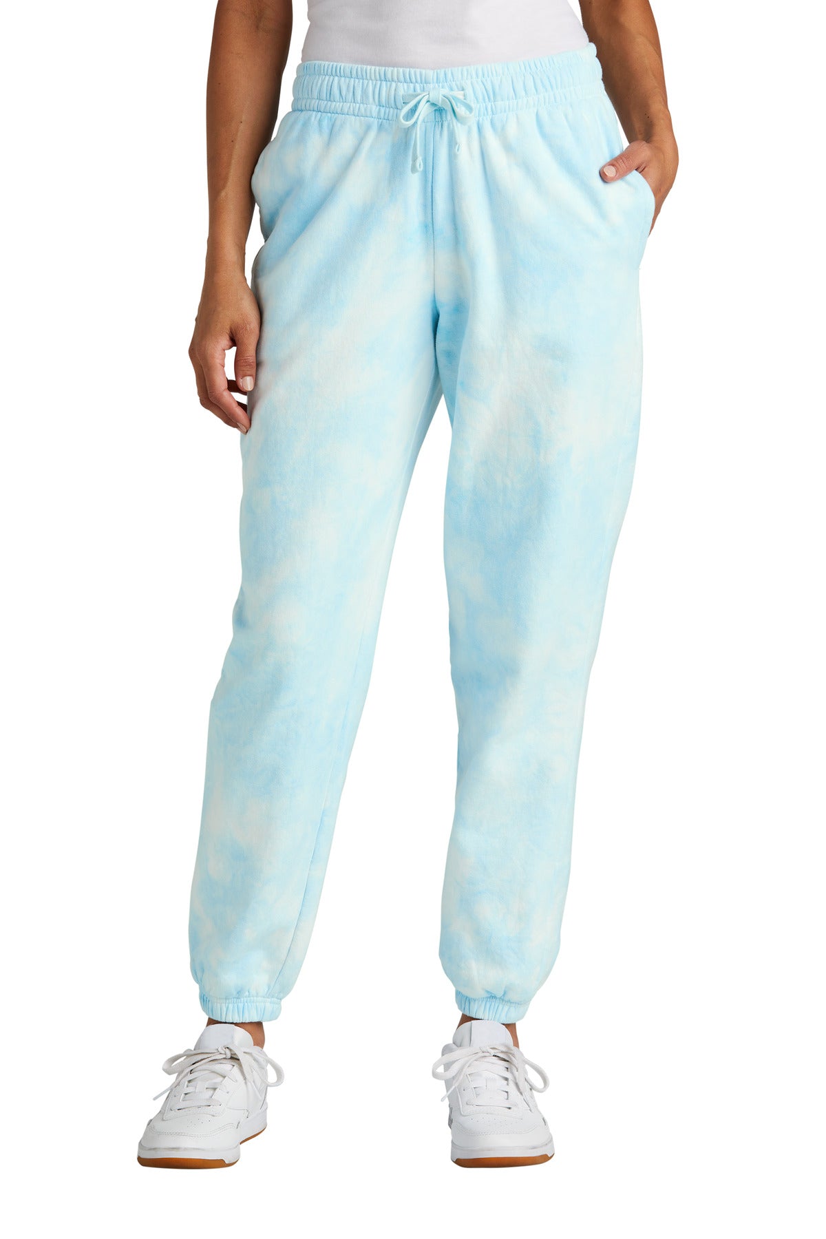Port & Company  Women's Beach Wash  Cloud Tie-Dye Sweatpant LPC140P