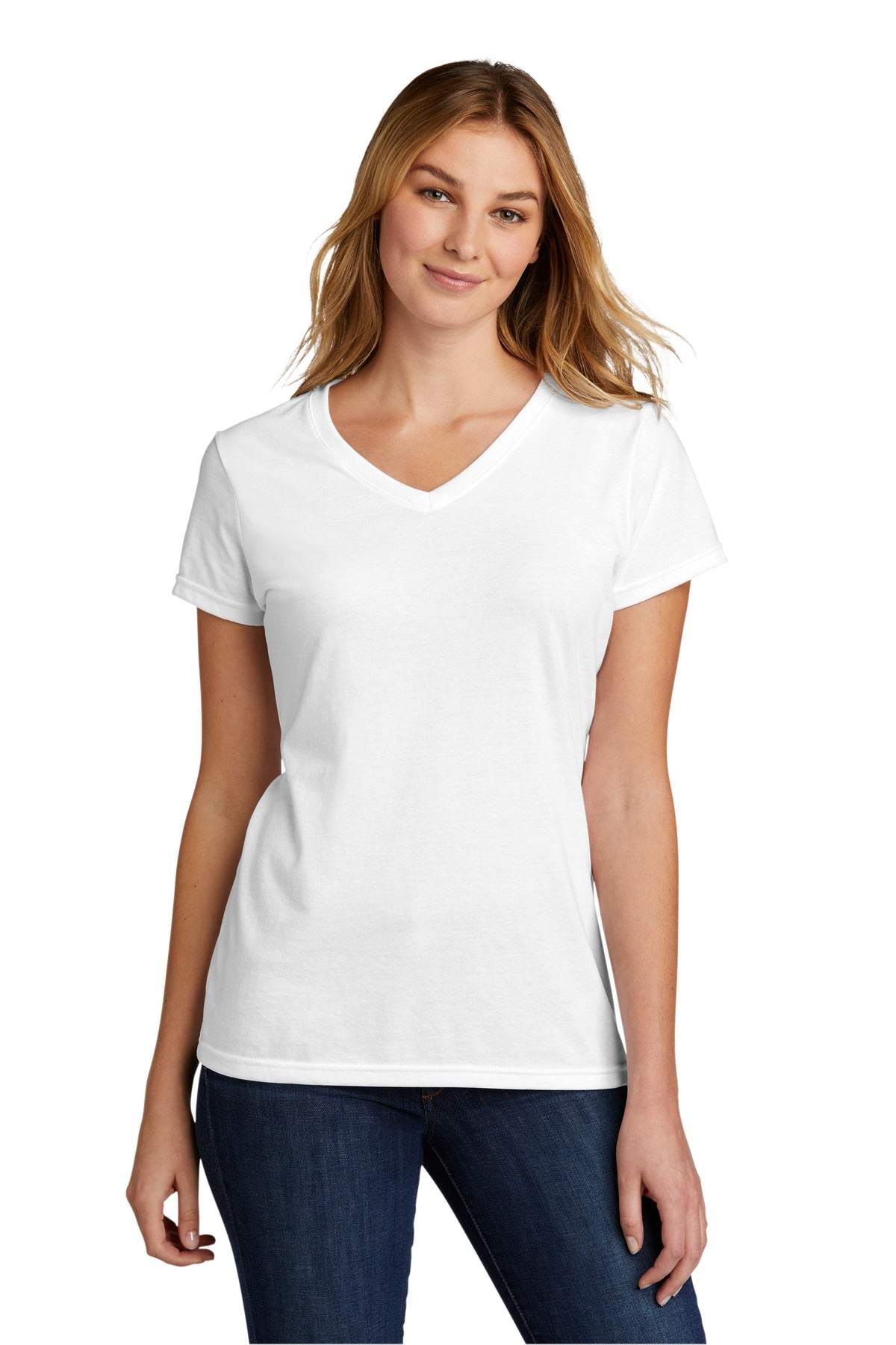 Port & Company   Women's Tri-Blend V-Neck Tee. LPC330V