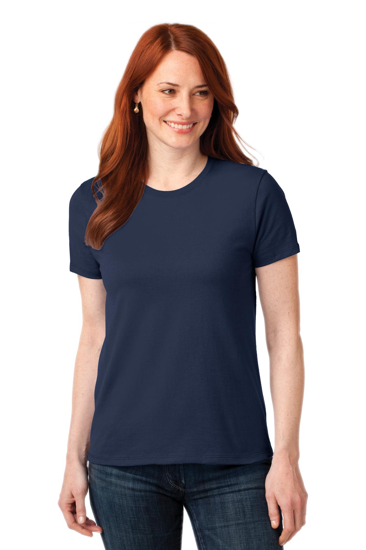 Port & Company  Women's Core Blend Tee. LPC55
