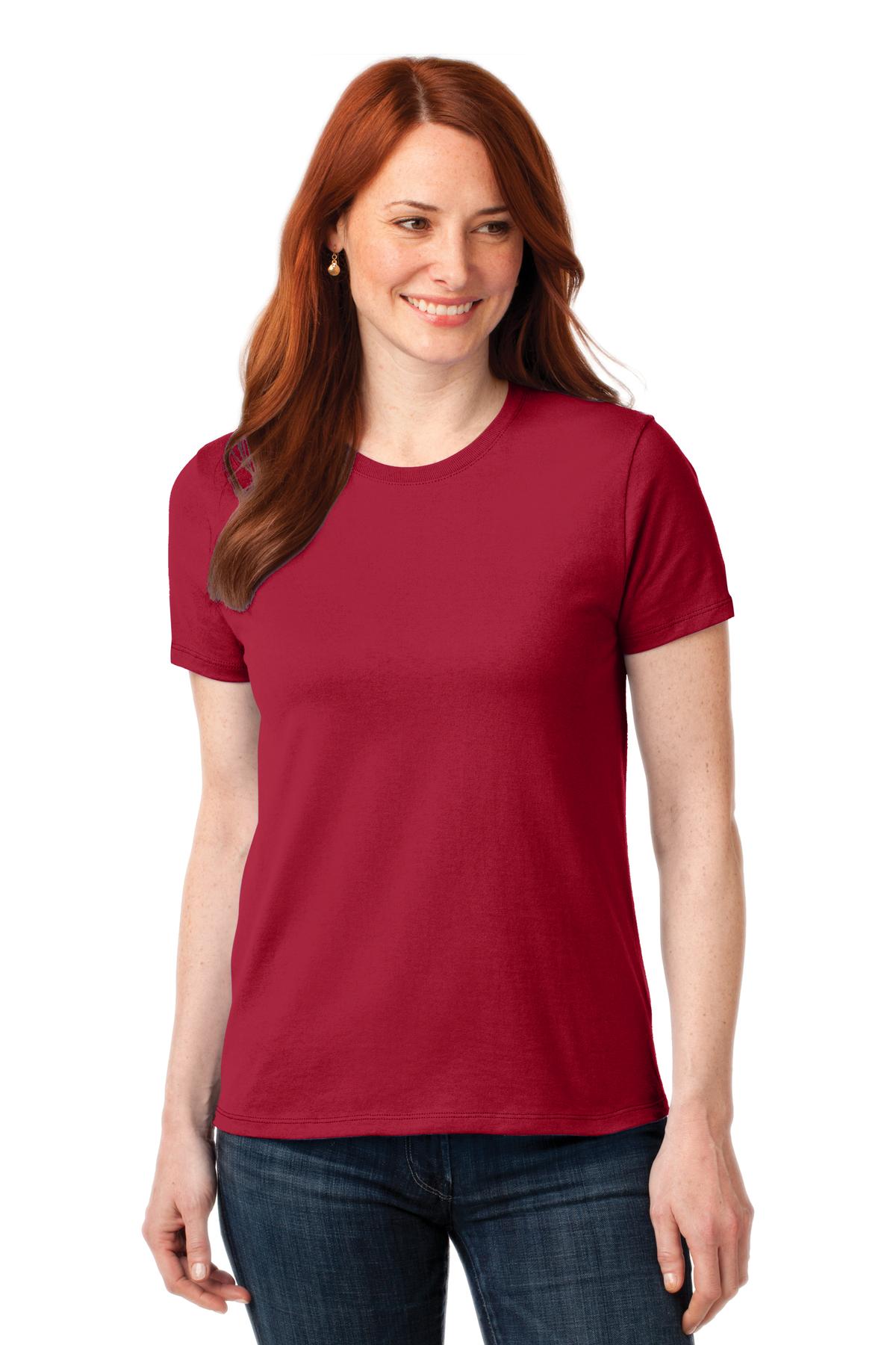 Port & Company  Women's Core Blend Tee. LPC55