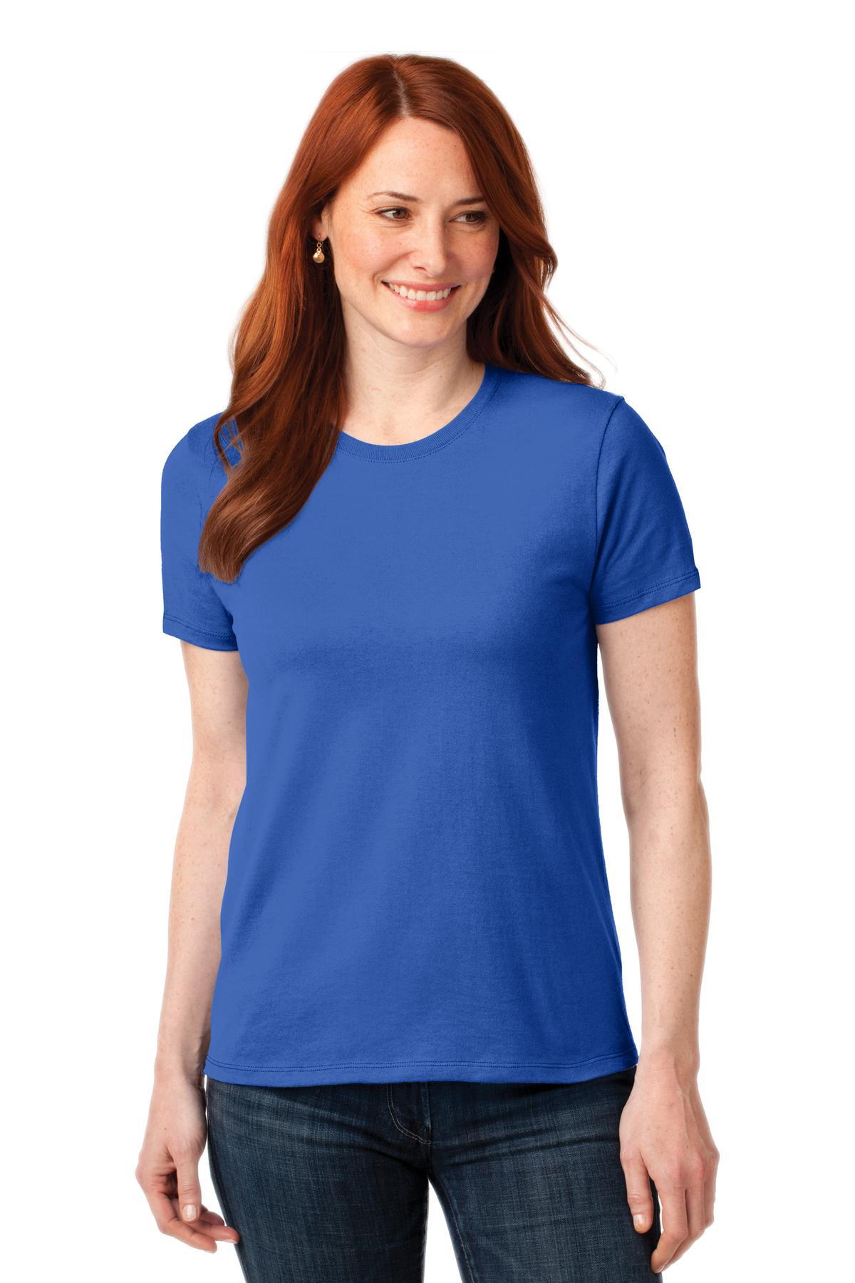 Port & Company  Women's Core Blend Tee. LPC55