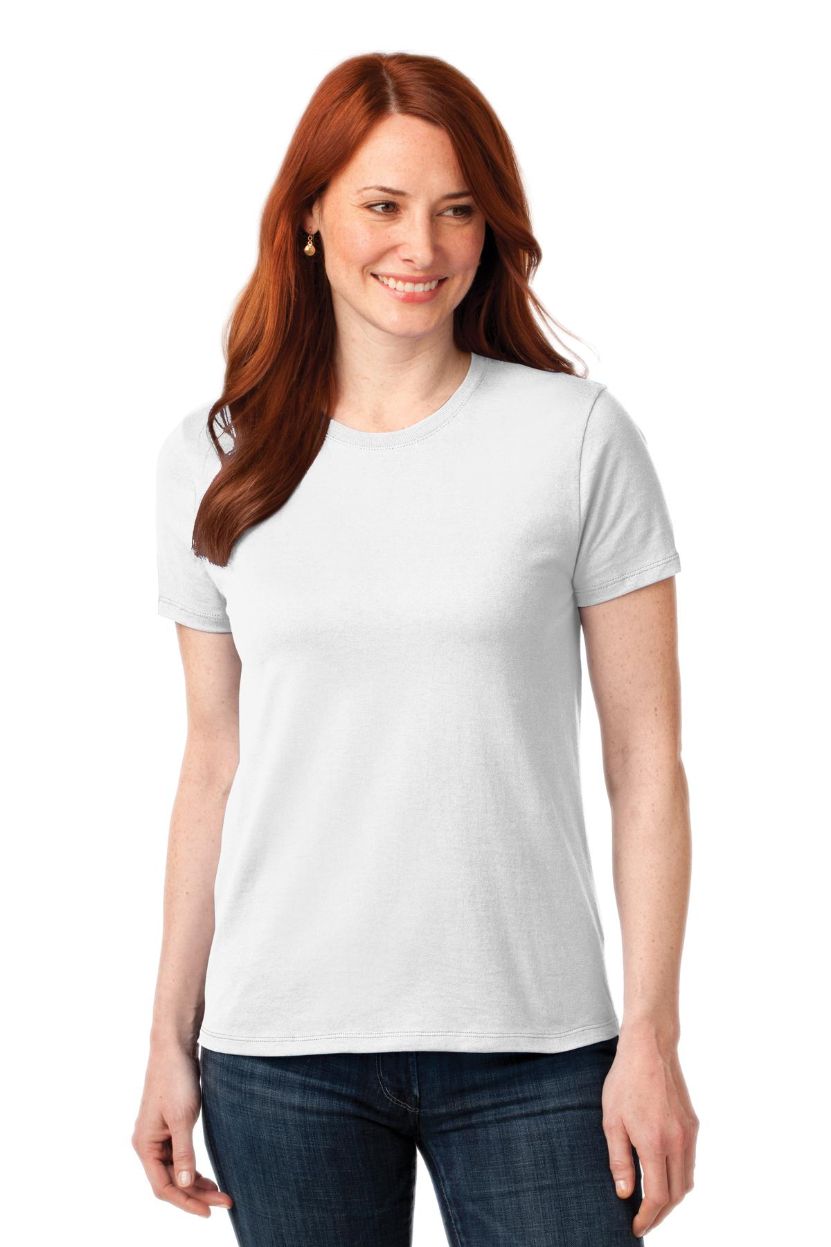 Port & Company  Women's Core Blend Tee. LPC55