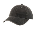 Port Authority Women's Garment-Washed Cap. LPWU - Black