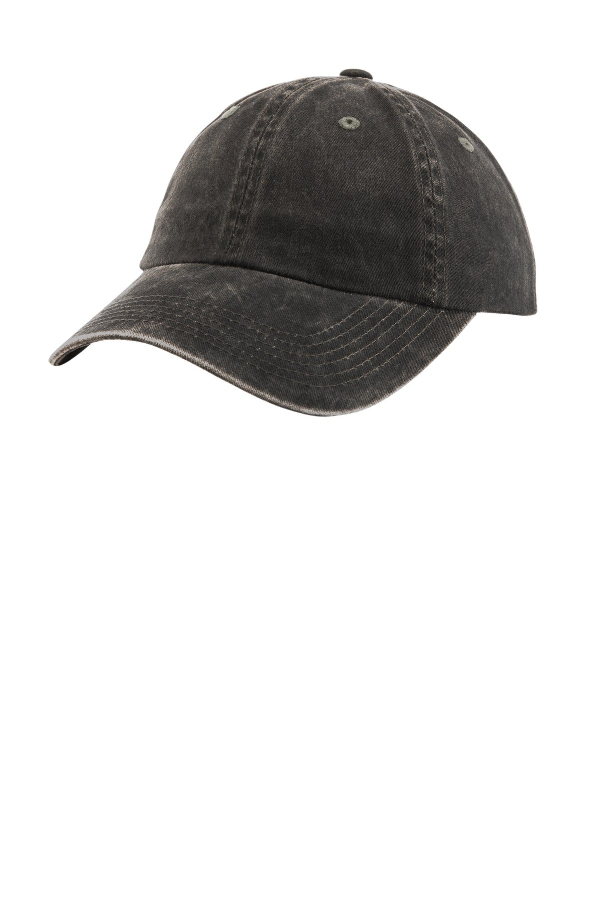 Port Authority Women's Garment-Washed Cap. LPWU - Black