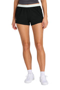 Sport-Tek Women's Jersey Knit Squad Short LST311 - Black