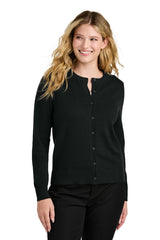 Port Authority  Women's Easy Care Crewneck Cardigan Sweater LSW2870