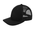 New Era Snapback Low Profile Trucker Cap NE207 - Black/Scarlet