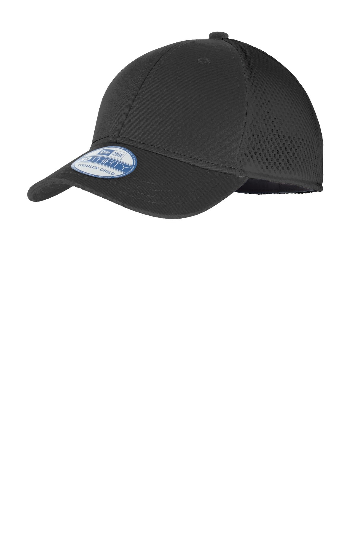 New Era Youth Stretch Mesh Cap. NE302 - Black/Black