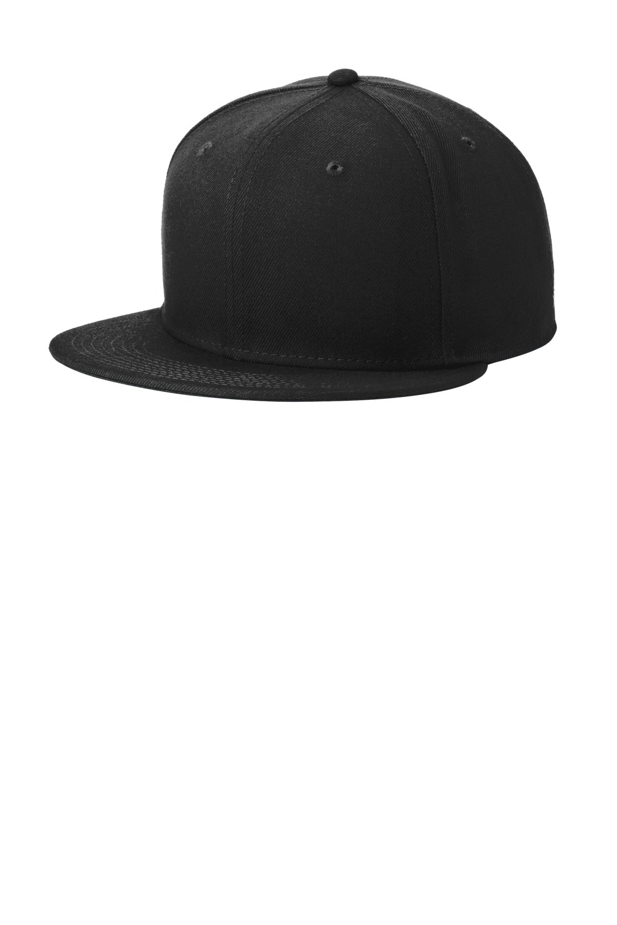 New Era Standard Fit Flat Bill Snapback Cap NE4020 - Flag Black