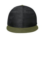New Era   Camo Flat Bill Snapback Cap NE407