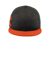 New Era   Shadow Heather Striped Flat Bill Snapback Cap NE408