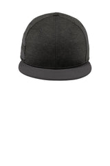New Era   Shadow Heather Striped Flat Bill Snapback Cap NE408