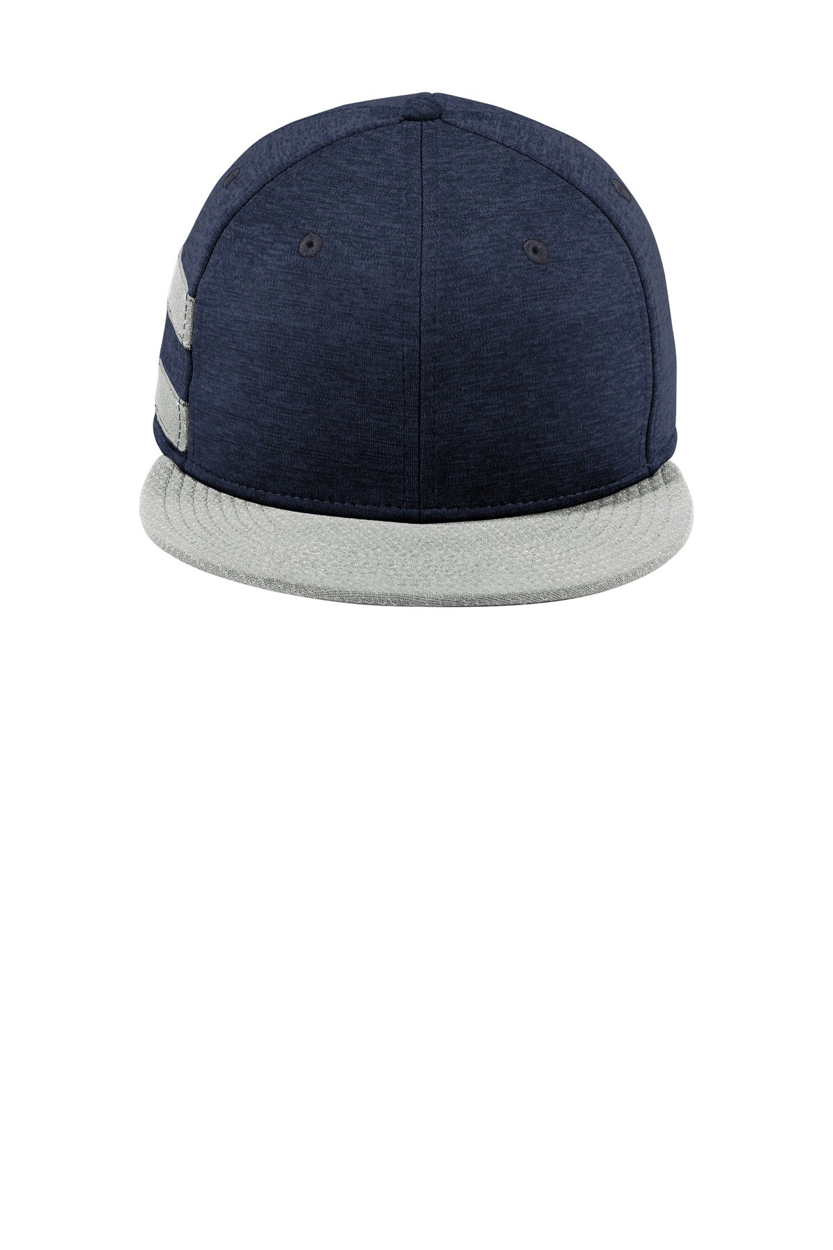 New Era   Shadow Heather Striped Flat Bill Snapback Cap NE408