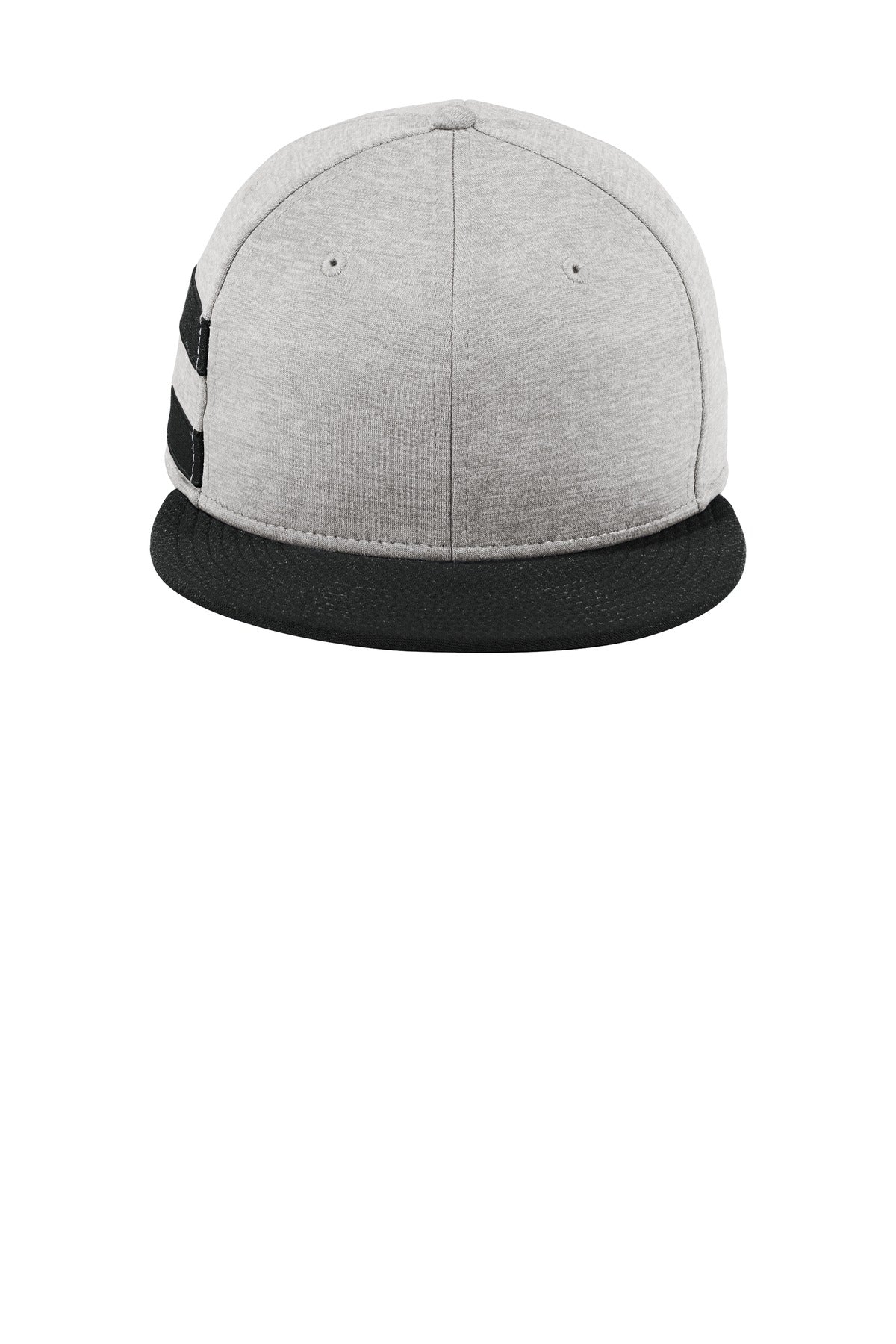 New Era   Shadow Heather Striped Flat Bill Snapback Cap NE408
