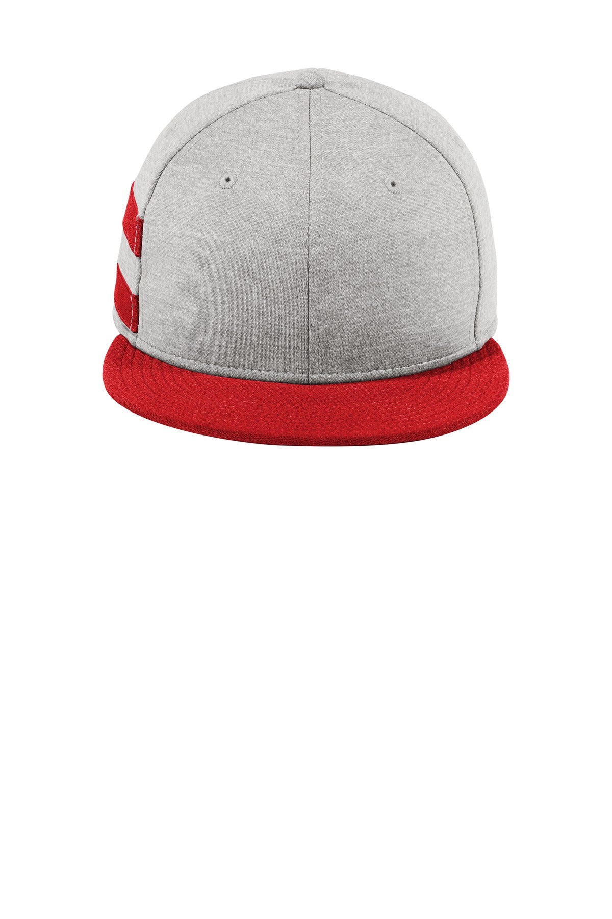 New Era   Shadow Heather Striped Flat Bill Snapback Cap NE408