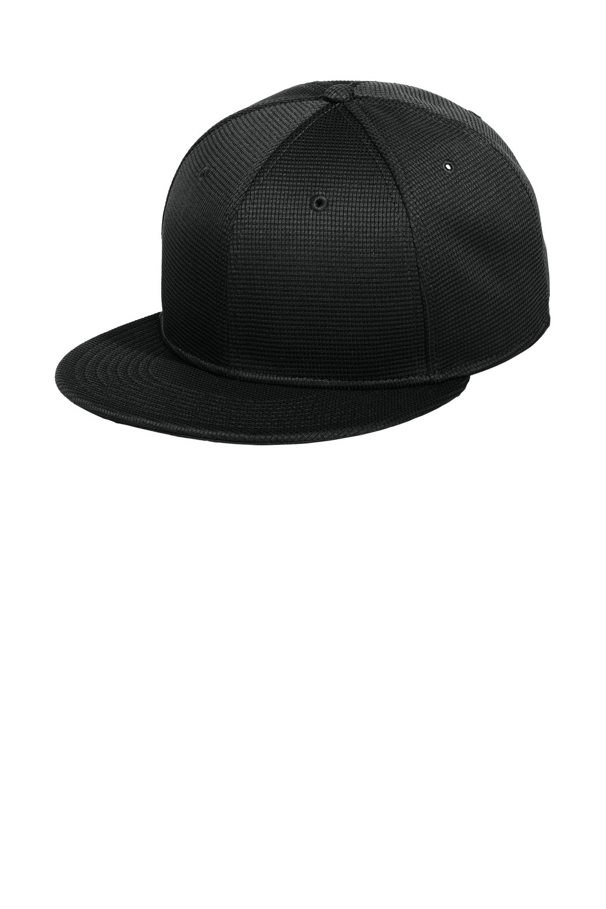 New Era Pivot Flat Bill Snapback Cap NE409 - Black