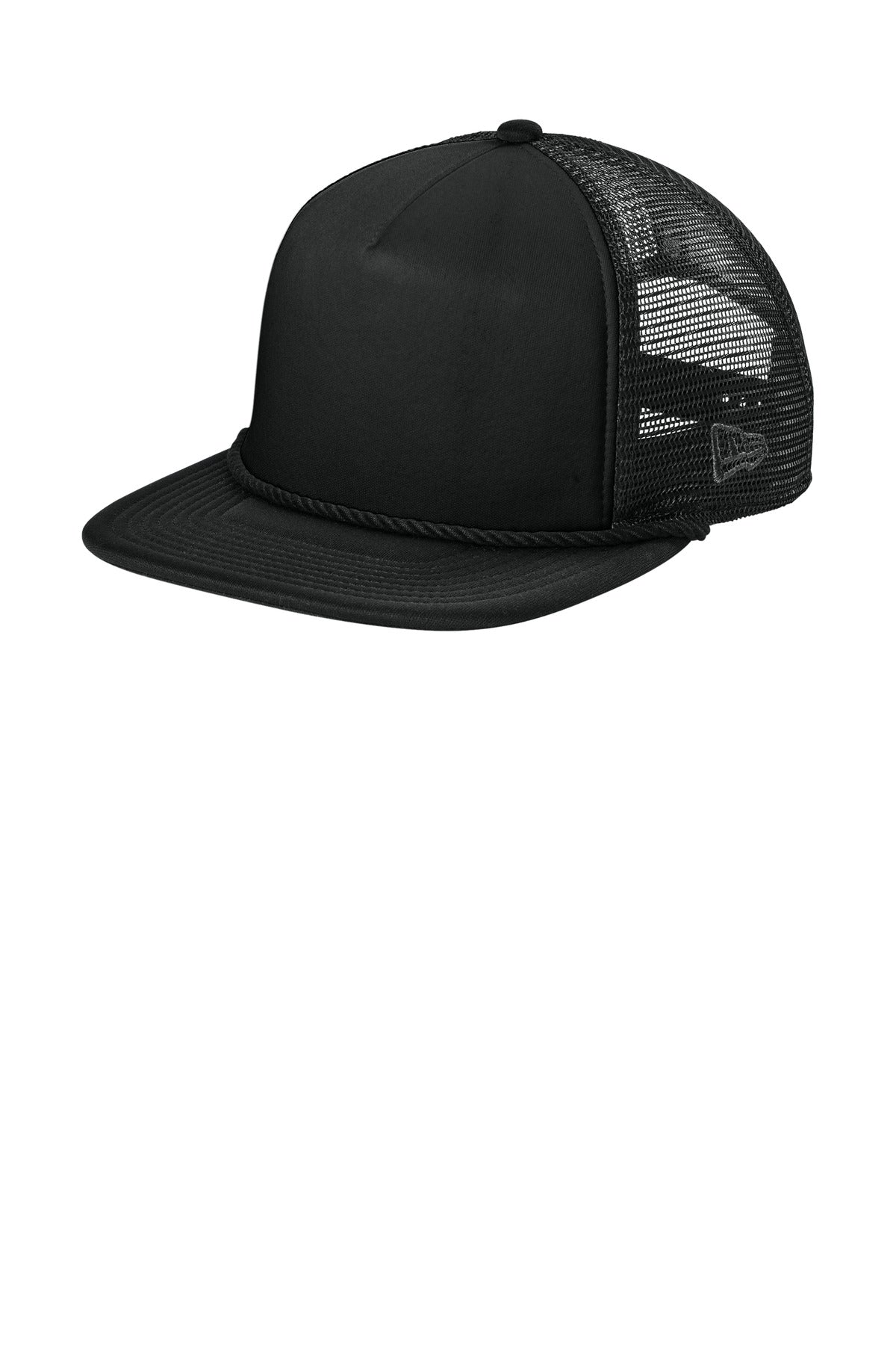 New Era Foam Rope Trucker Cap NE410 - Black