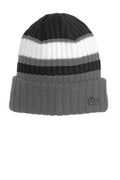 New Era Ribbed Tailgate Beanie. NE903 - Black/Graphite