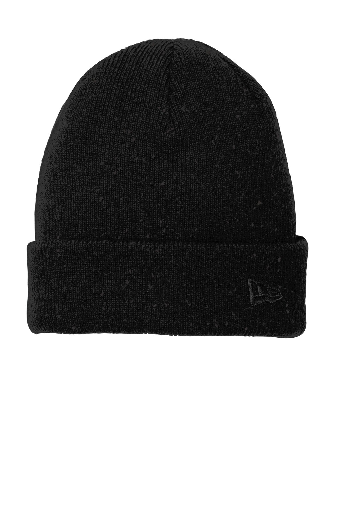 New Era Speckled Beanie. NE905 - Black/Graphite