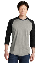 New Era   Heritage Blend 3/4-Sleeve Baseball Raglan Tee. NEA104