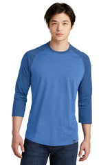 New Era   Heritage Blend 3/4-Sleeve Baseball Raglan Tee. NEA104