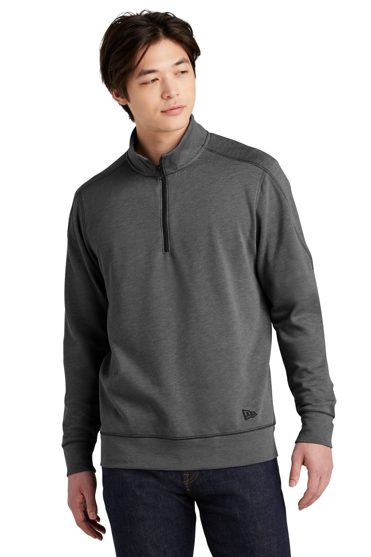 New Era   Tri-Blend Fleece 1/4-Zip Pullover. NEA512
