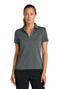 Nike Women's Dri-FIT Smooth Heather Polo NKFQ4793 - Anthracite Heather