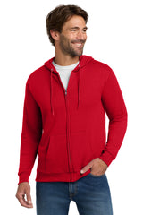 Hanes  - EcoSmart  Full-Zip Hooded Sweatshirt. P180