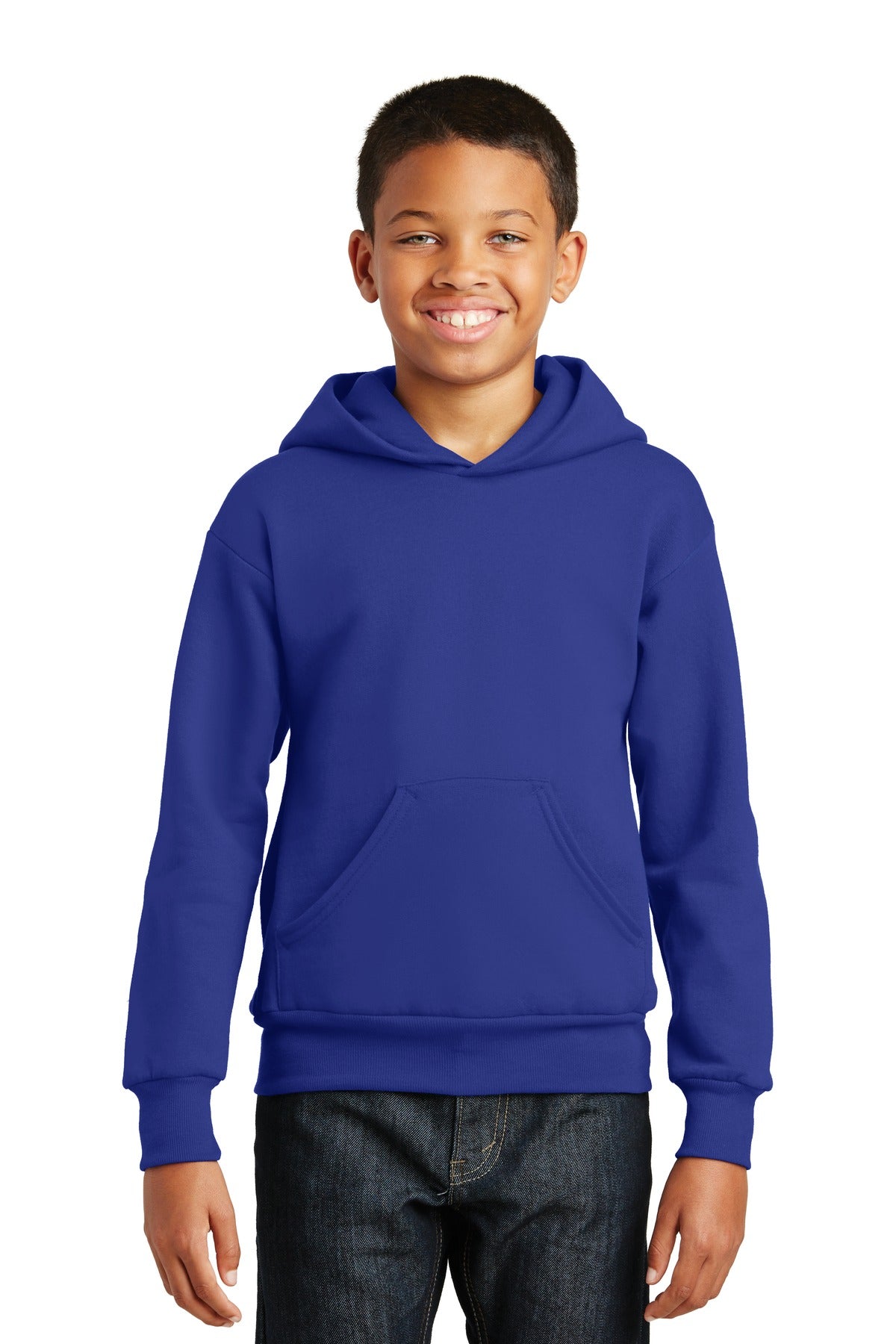 Hanes  - Youth EcoSmart  Pullover Hooded Sweatshirt.  P470