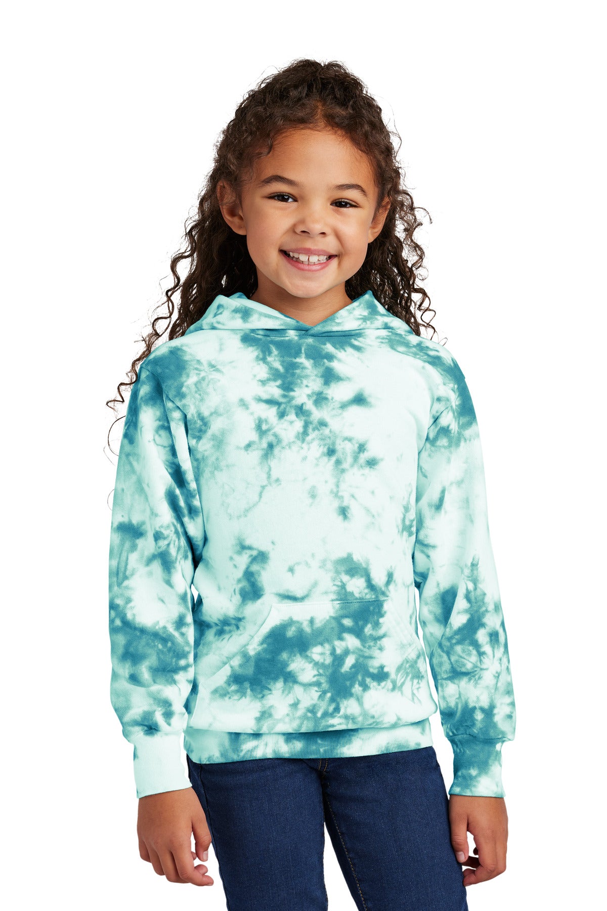 Port & Company  Youth Crystal Tie-Dye Pullover Hoodie PC144Y