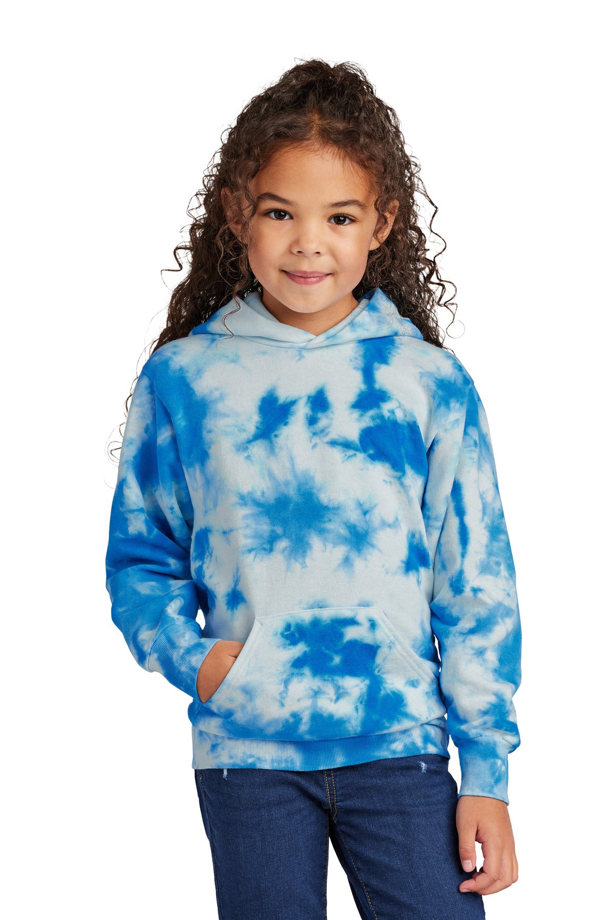 Port & Company  Youth Crystal Tie-Dye Pullover Hoodie PC144Y