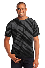 Port & Company  - Tiger Stripe Tie-Dye Tee. PC148