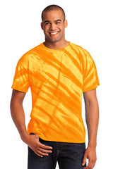 Port & Company  - Tiger Stripe Tie-Dye Tee. PC148