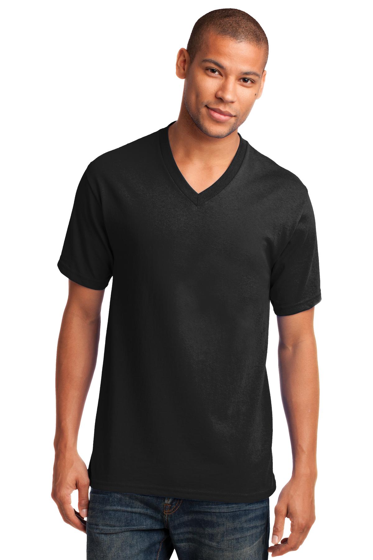 Port & Company  Core Cotton V-Neck Tee. PC54V