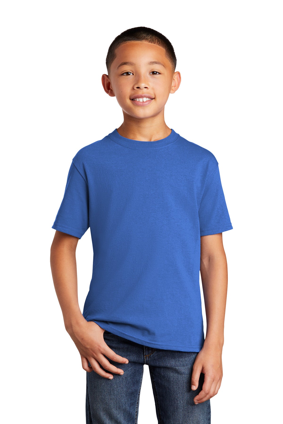 Port & Company  Youth Core Cotton DTG Tee PC54YDTG