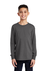 Port & Company  Youth Long Sleeve Core Cotton Tee. PC54YLS