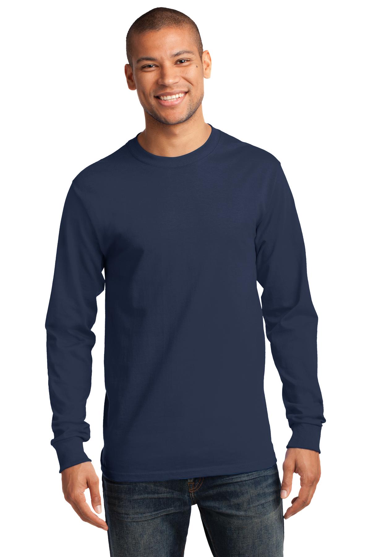 Port & Company  - Tall Long Sleeve Essential Tee. PC61LST