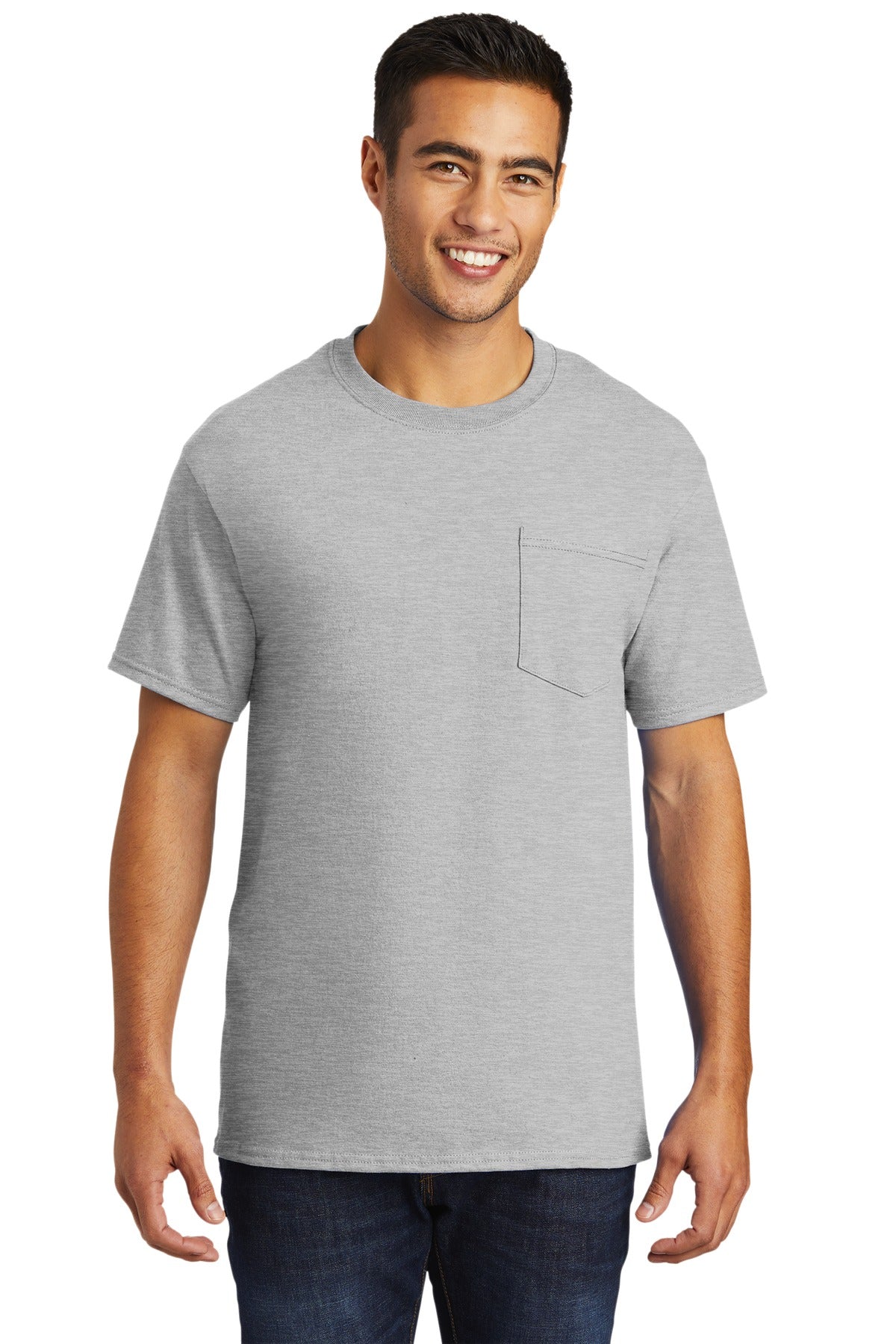 Port & Company  - Tall Essential Pocket Tee. PC61PT