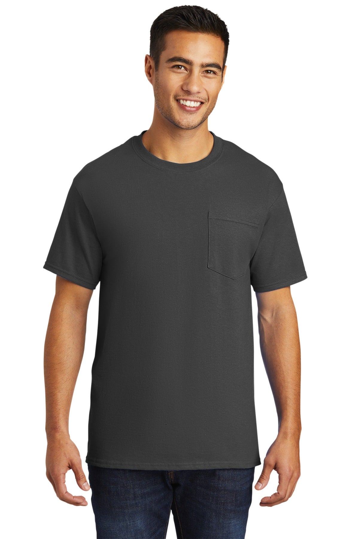 Port & Company  - Tall Essential Pocket Tee. PC61PT
