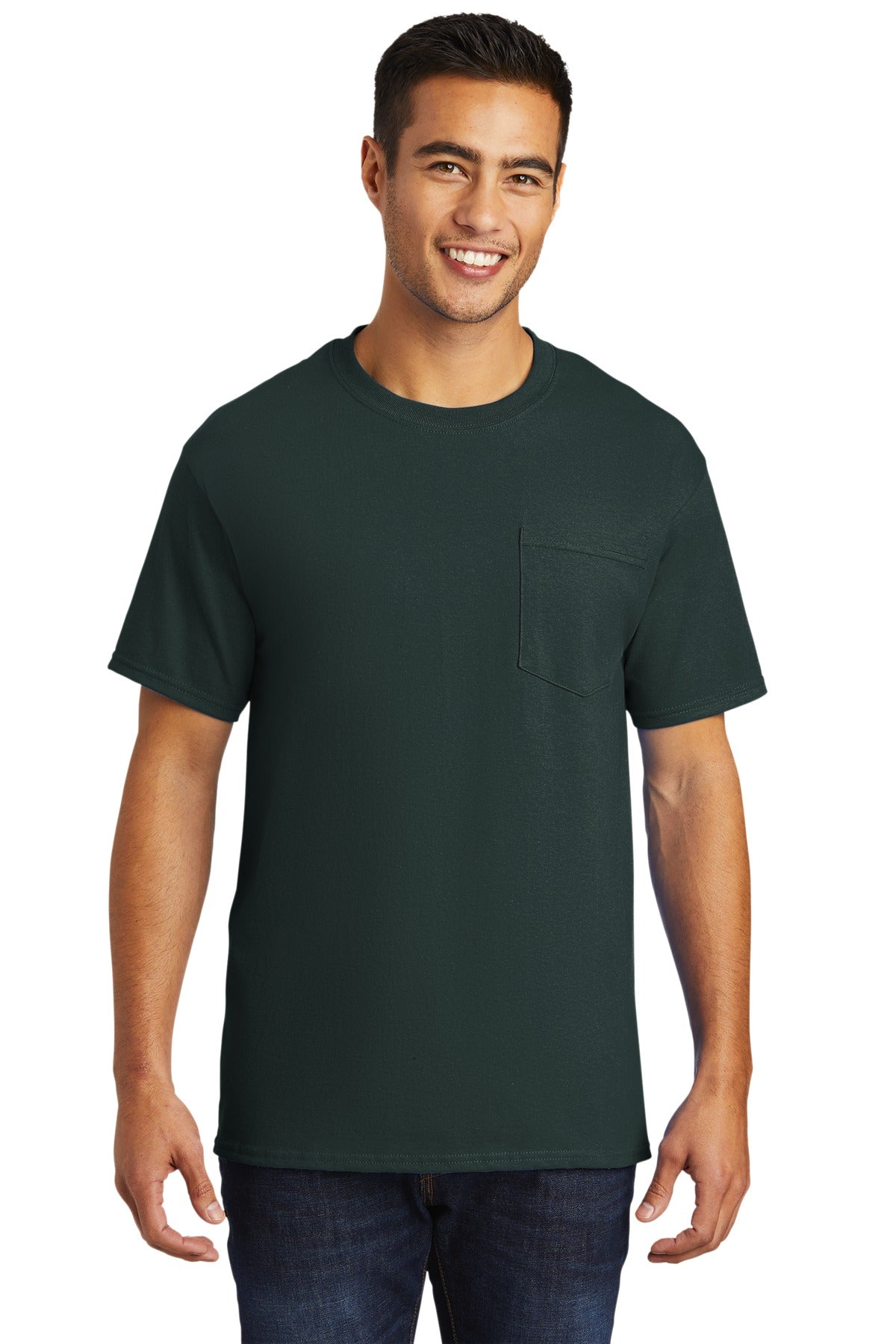Port & Company  - Tall Essential Pocket Tee. PC61PT