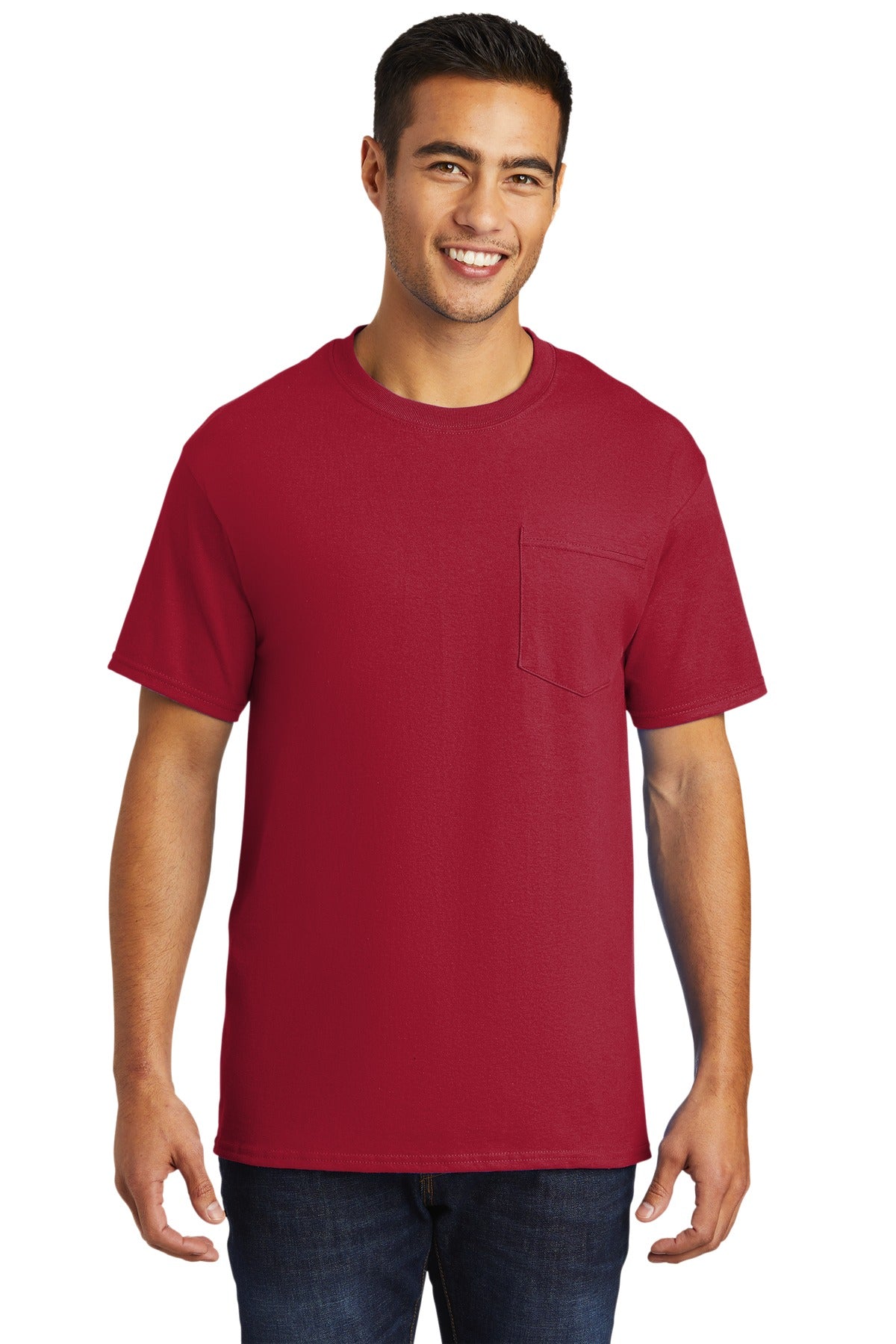 Port & Company  - Tall Essential Pocket Tee. PC61PT