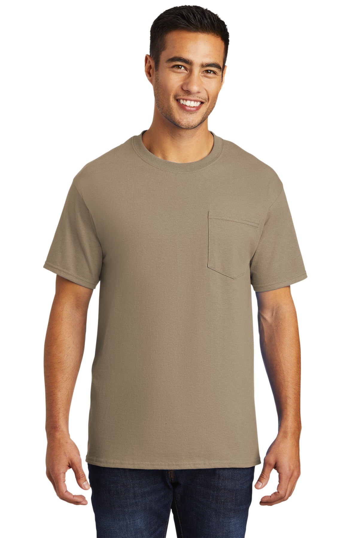 Port & Company  - Tall Essential Pocket Tee. PC61PT
