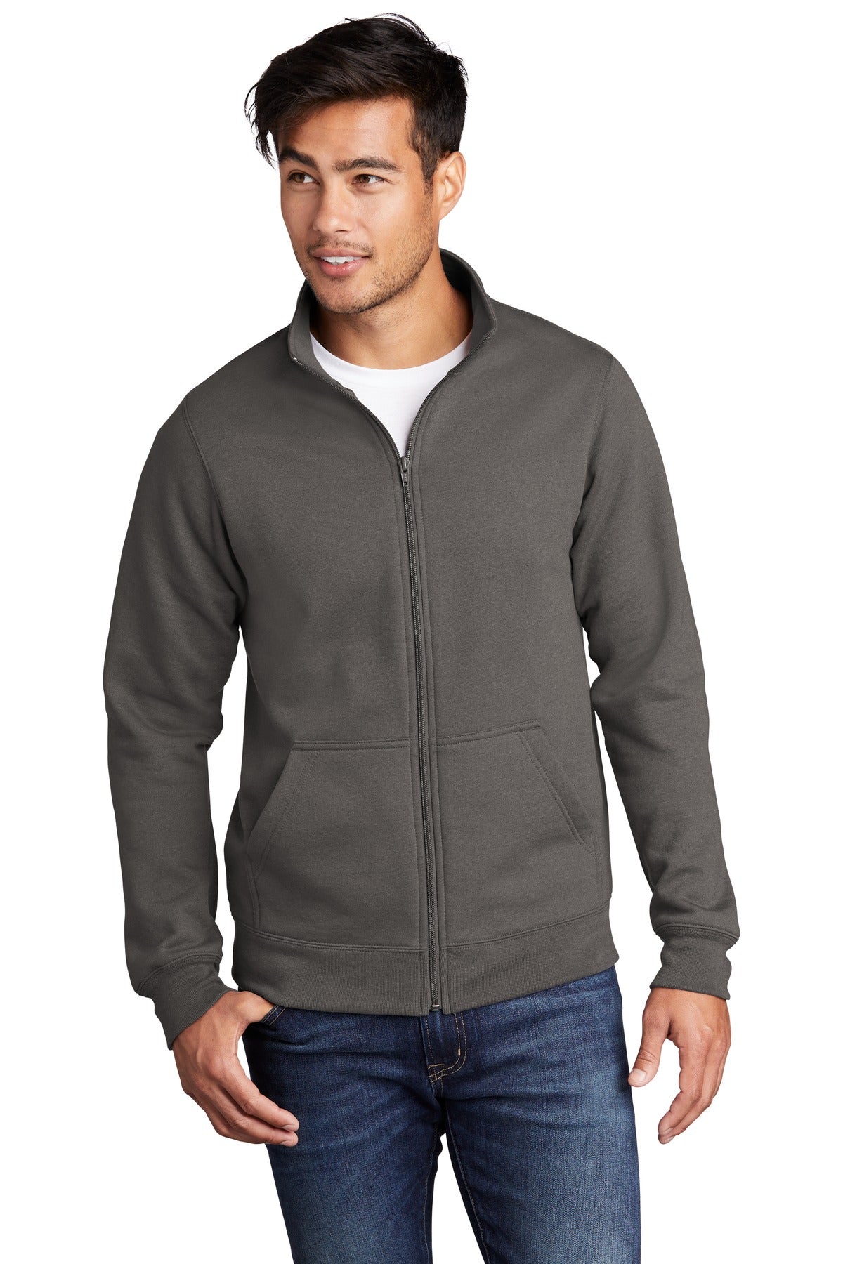 Port & Company   Core Fleece Cadet Full-Zip Sweatshirt PC78FZ
