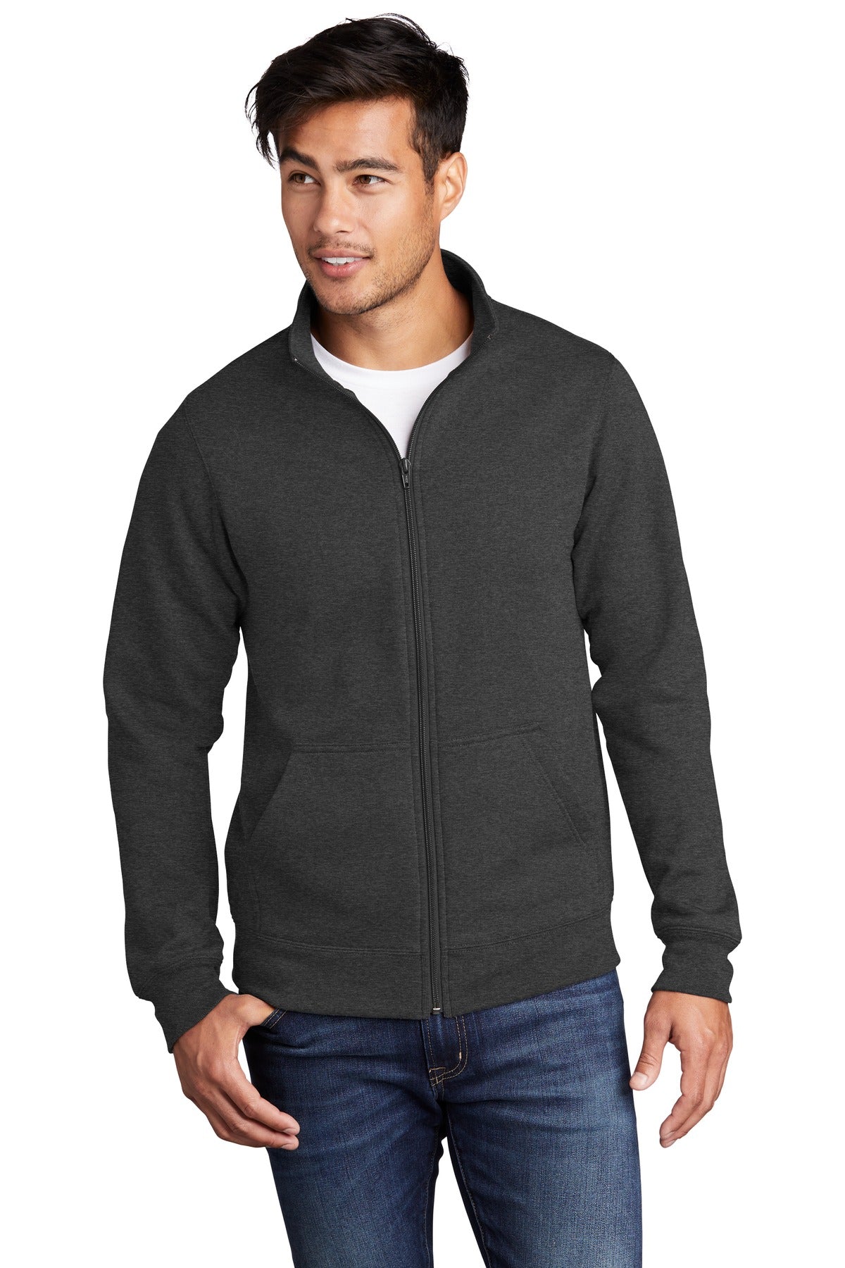 Port & Company   Core Fleece Cadet Full-Zip Sweatshirt PC78FZ