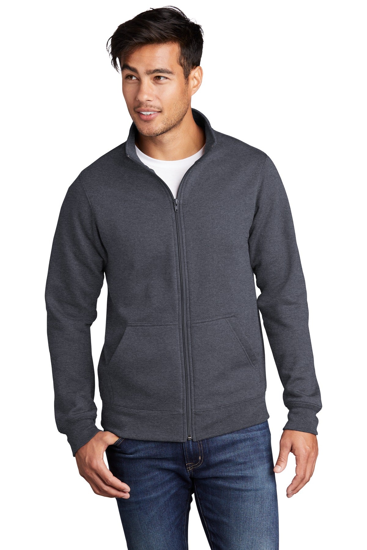Port & Company   Core Fleece Cadet Full-Zip Sweatshirt PC78FZ