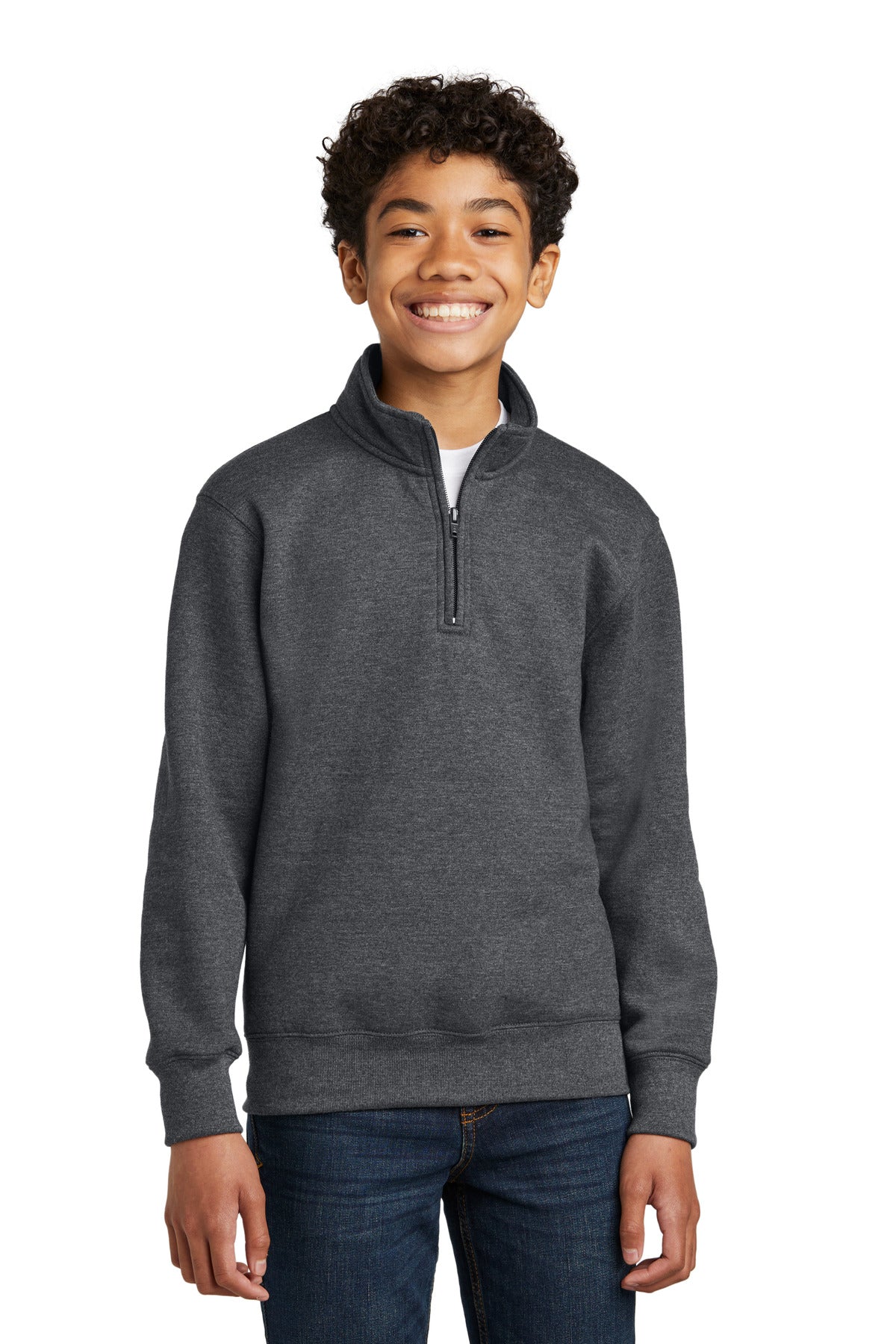 Port & Company  Youth Core Fleece 1/4-Zip Pullover Sweatshirt PC78YQ