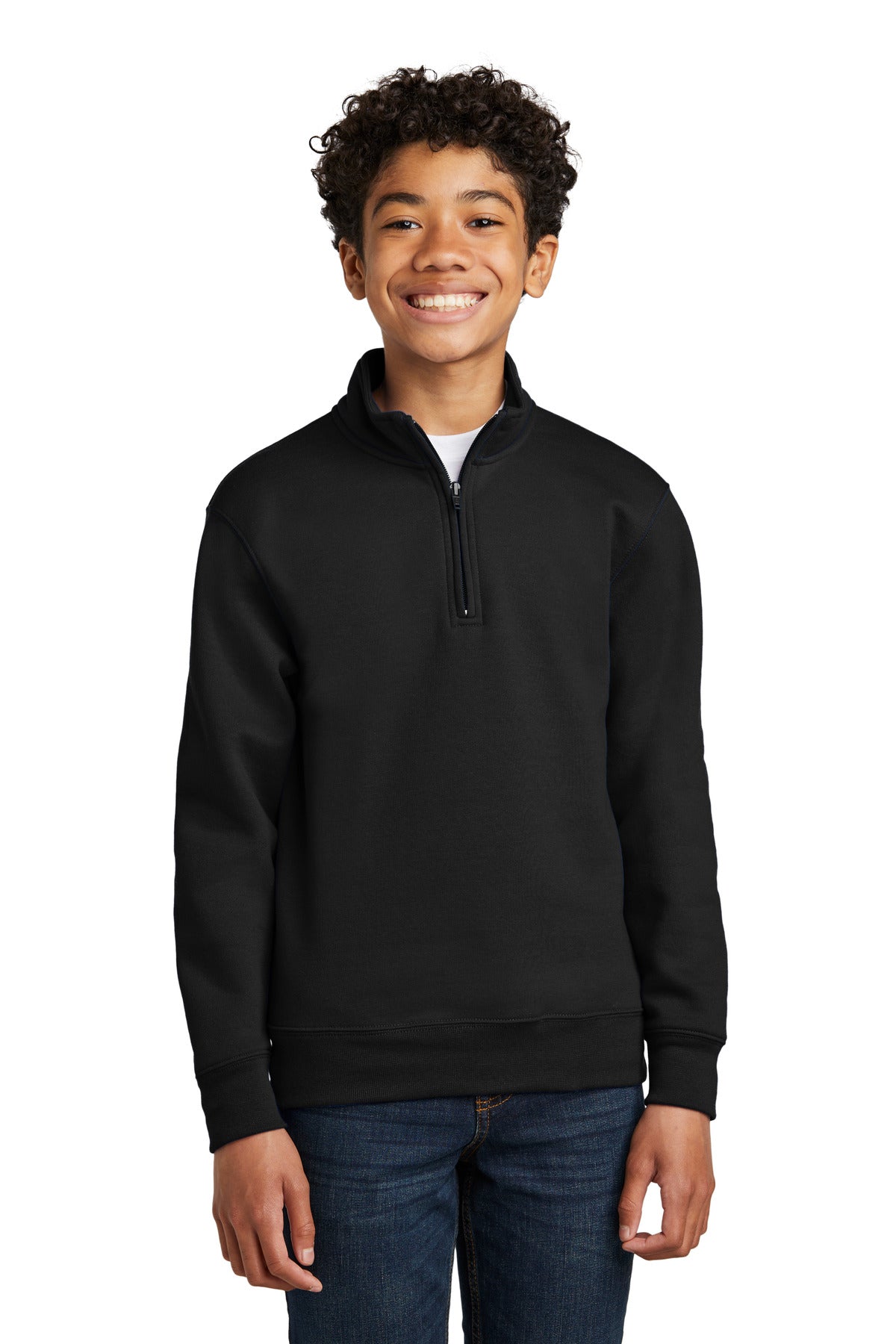 Port & Company  Youth Core Fleece 1/4-Zip Pullover Sweatshirt PC78YQ