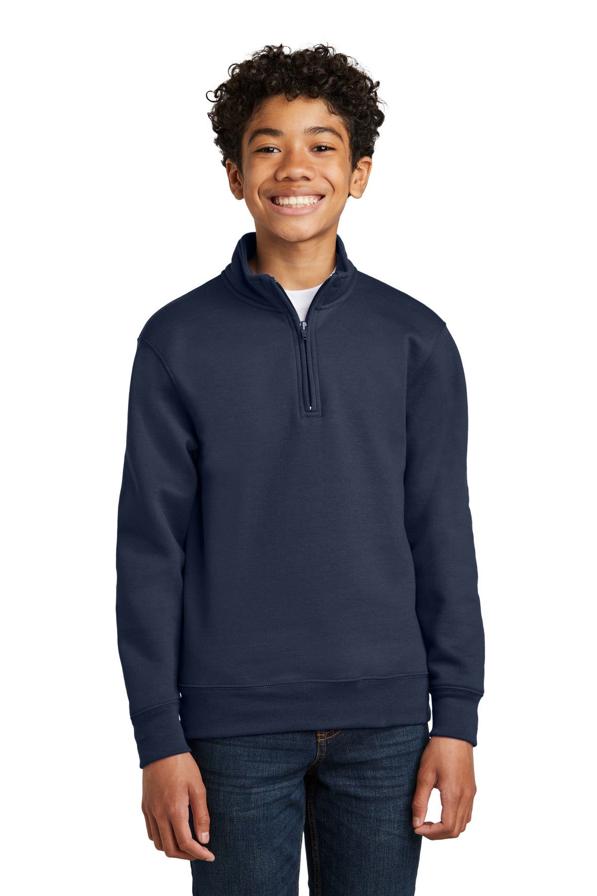 Port & Company  Youth Core Fleece 1/4-Zip Pullover Sweatshirt PC78YQ